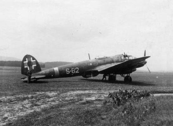 Heinkel He 111H3 SAF S 82 Trencin Slovakia 1943 01
