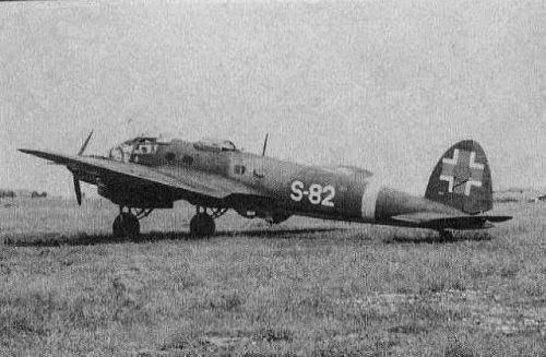 Heinkel He 111H3 SAF S 82 Trencin Slovakia 1943 03