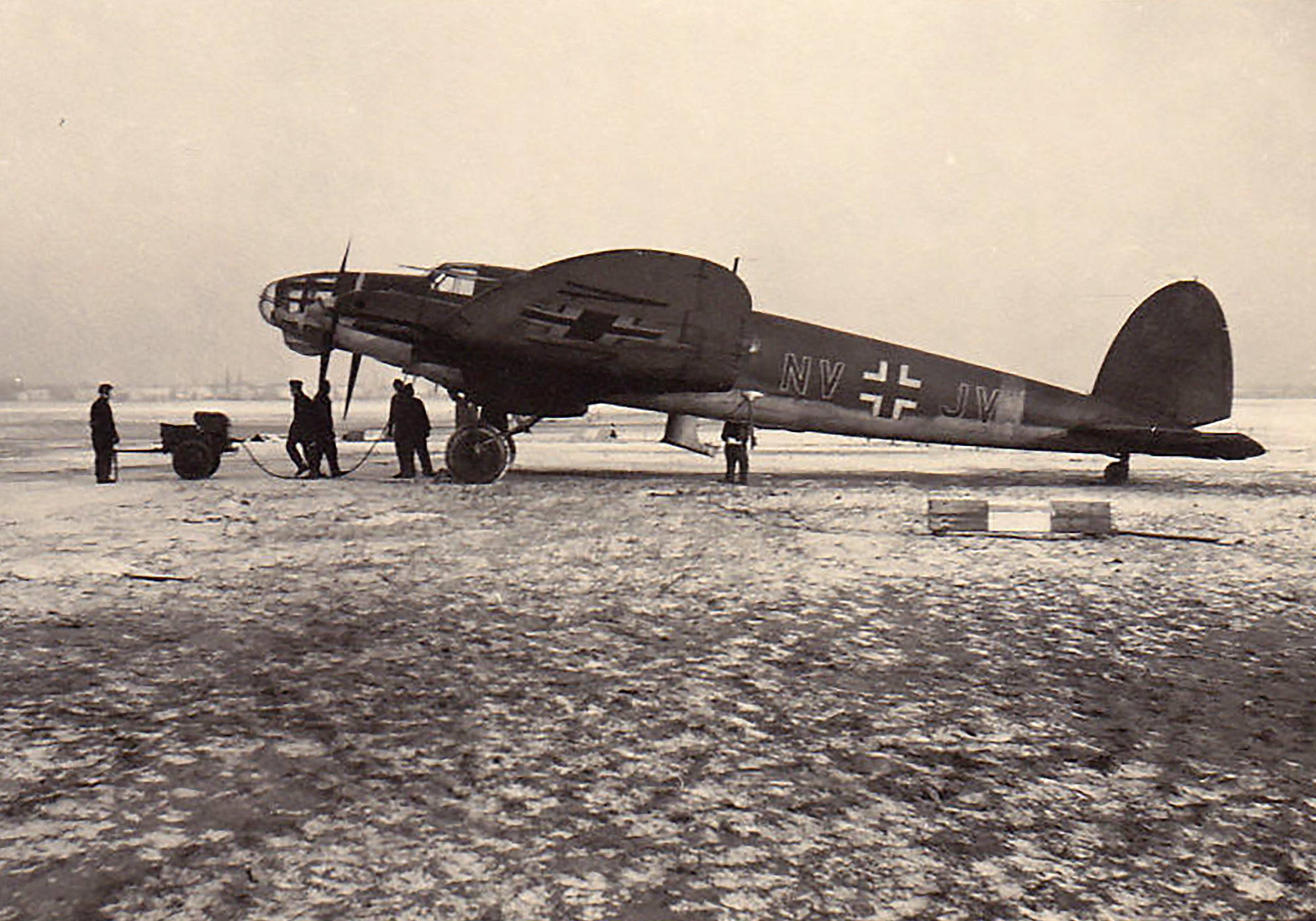 Heinkel He 111E ErgKGr5 Stkz NV+JV Barth Kamenz Fruhj 1941 ebay 01