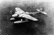 Asisbiz Heinkel He 115 showing its upper camouflage pattern and typical mooring with protective covers 01