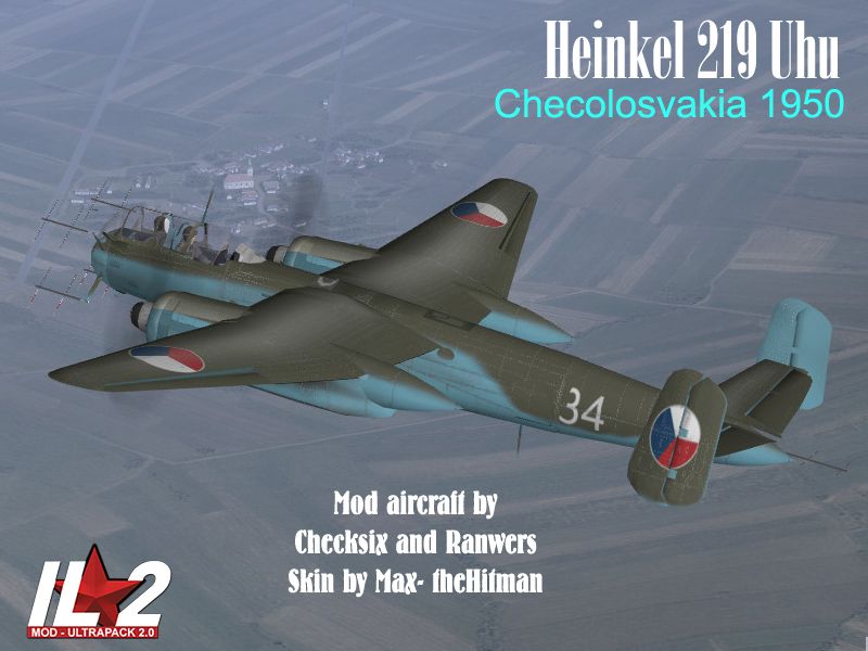 IL2 MH He 219A captured Czechoslovak white 34 1945 V0A