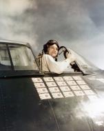 Asisbiz Aircrew US Navy ace David McCampbell 21 kills Commander Air Group Fifteen aboard USS Essex CV 9 Oct 1944 80 G K 2181