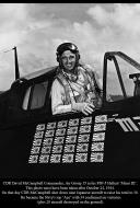 Asisbiz Aircrew USN CDR David McCampbell Commander Air Group 15 in his F6F 5 Hellcat Minsi III 02