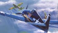 Asisbiz Art Grumman F6F 5 Hellcat Minsi III BuNo 70143 Cdr David McCampbell USS Essex Oct 25th 1944 0A