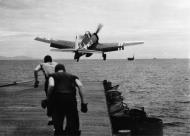 Asisbiz Grumman F6F 5 Hellcat VF 40 White D10 launched from CVE 27 USS Suwanee 30th Aug 1945 01