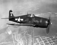 Asisbiz Grumman F6F 5 Hellcat VF 75 White 4 flying near Atlantic City NJ 01