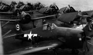 Asisbiz Grumman F6F 5 Hellcat White 19 aboard USS Tripoli prior to engine start 1945 01