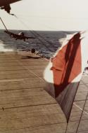 Asisbiz USS Tulagi (CVE 72) waves off a F6F Hellcat off Southern France Operation Dragoon D Day 15th Aug 1944 80 G K 15370