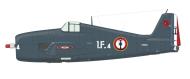 Asisbiz French Navy Grumman F6F 5 Hellcat Flottille 1F BuNo 93968 PA Arromanche French Indochina 1951 0A
