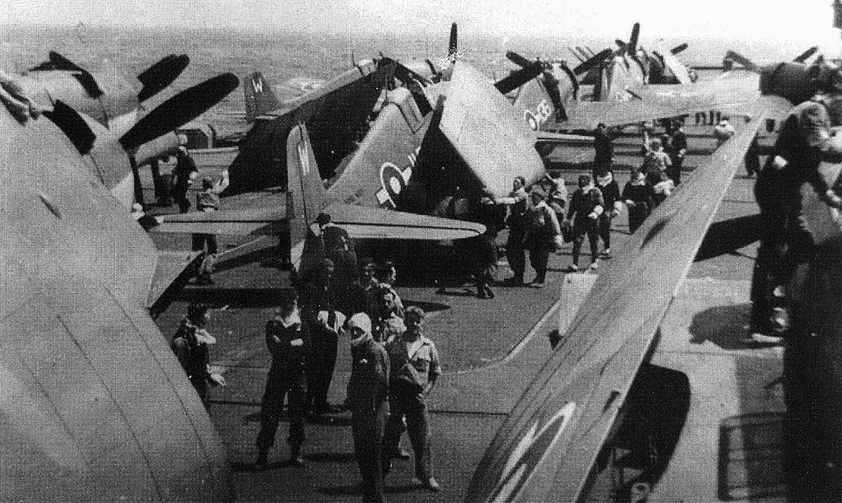 Grumman F6F 3 Hellcat RN 1839 and 1844 NAS Indomitable 1945 01