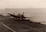 Asisbiz Grumman Hellcat MkII RN FAA 1839NAS 5A McKenzie landing accident HMS Indomitable Oct 17 1944 01