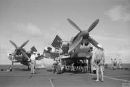 Asisbiz HMS Indomitable prepares Barracudas for a raid on Padang Sumatra Aug 1944 IWM A25583