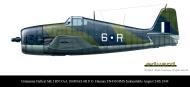 Asisbiz Grumman Hellcat MkI RN FAA 1844NAS 6R PO Hannay FN430 HMS Indomitable August 24th 1944 0A