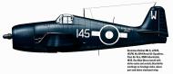 Asisbiz Grumman Hellcat MkII RN FAA 1844NAS W145 JZ935 HMS Indomitable 1945 0A