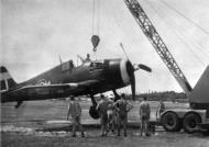 Asisbiz Grumman Hellcat MkII RN FAA 800NAS C3M landing mishap SEAC 1945 01