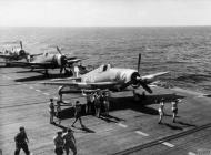Asisbiz Grumman Hellcat MkII RN FAA 804NAS K6J aboard HMS Khedive Far East May 1945 IWM A29250