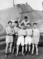 Asisbiz Grumman Hellcat MkII RN FAA 804NAS K6x aboard HMS Khedive Far East Apr 1945 IWM A28745