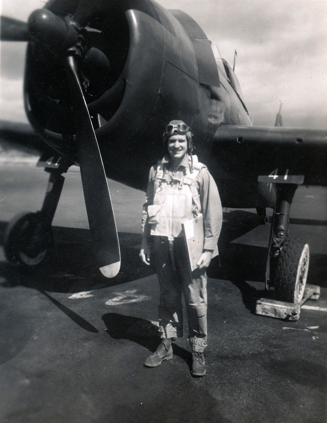 Aircrew USN VBF 8 Ens JD Andrews NAS Puunene 1945 02