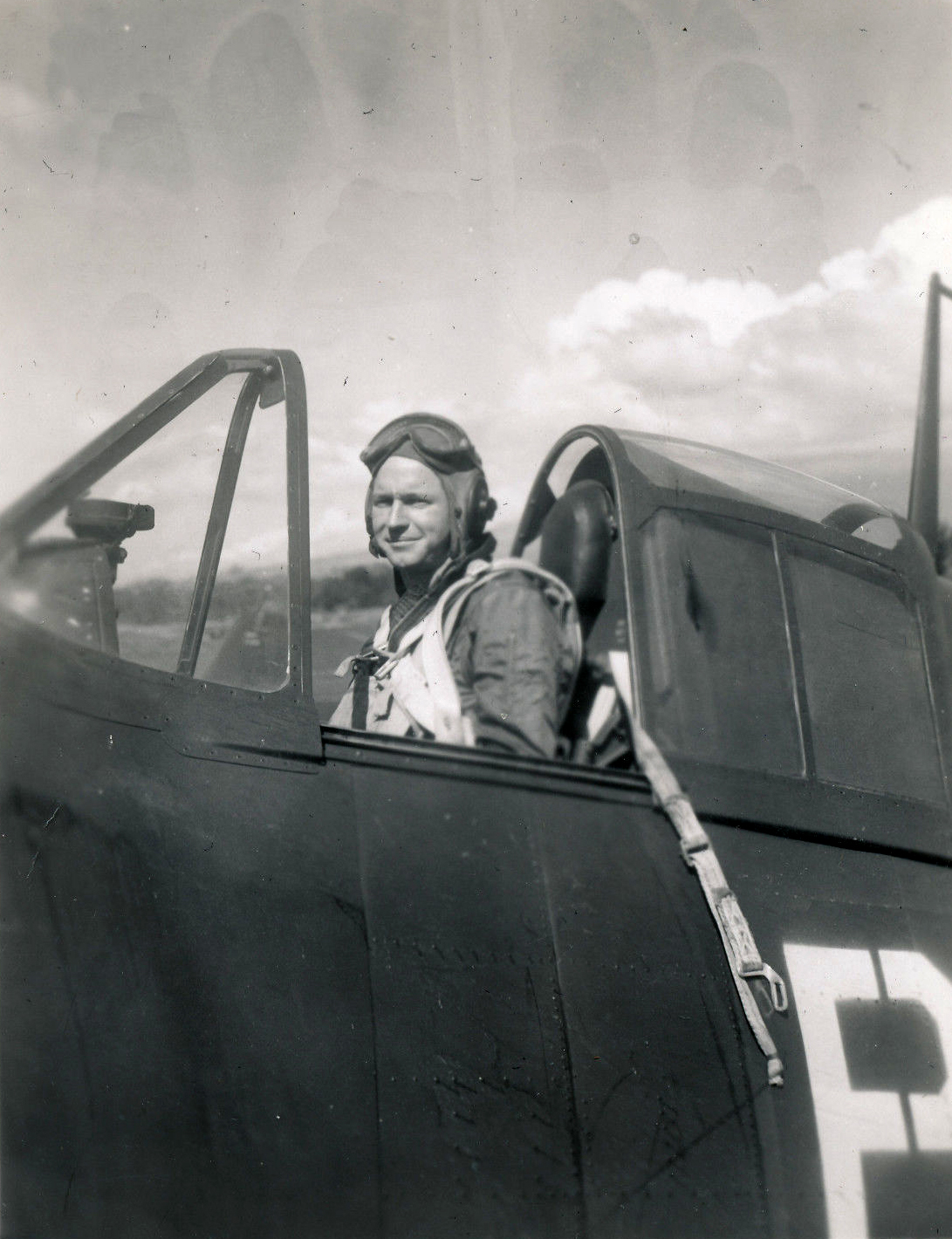 Aircrew USN VBF 8 Ens Jim Bush 01