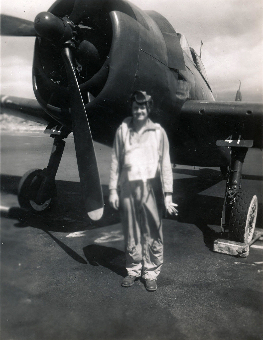 Aircrew USN VBF 8 Ens Verbeck NAS Puunene 1945 01