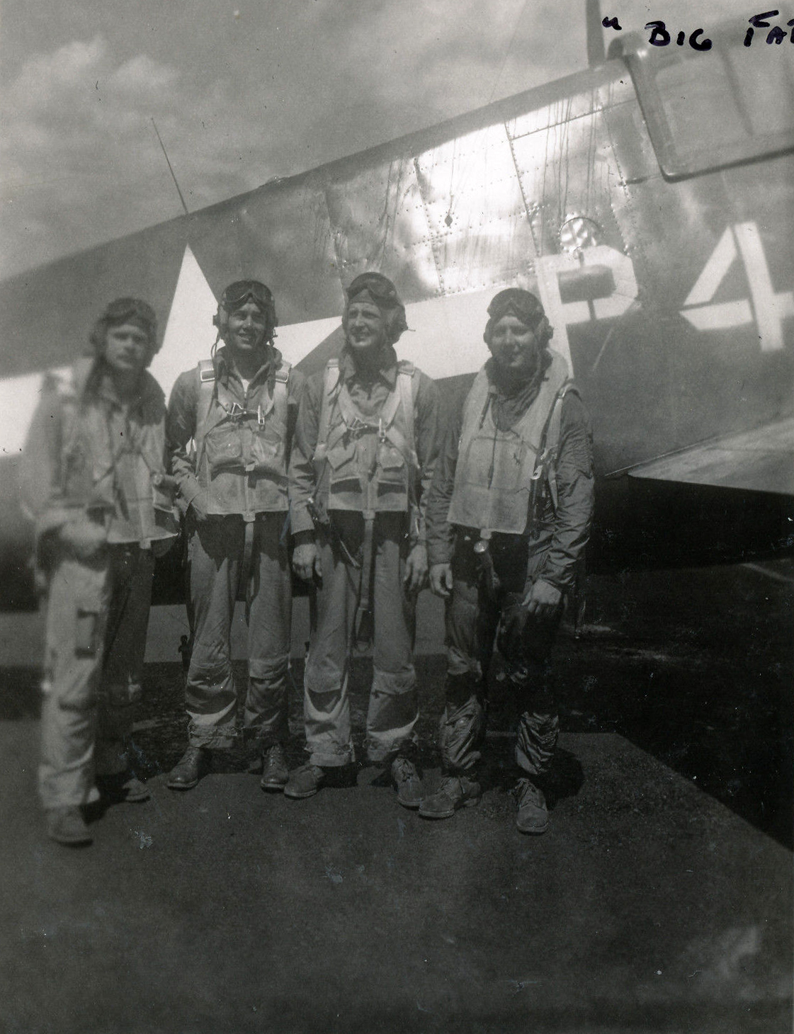 Aircrew USN VBF 8 NAS Puunene 1945 Carlson Johnson Callan Wasala 01