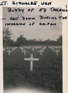 Asisbiz Aircrew USN VBF 8 Lt Schuncke grave Saipan 01