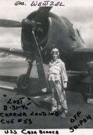 Asisbiz Aircrew USN VBF 8 Lt Wentzel KIA off Saipan 31st Aug 1945 landing aboard CVE 53 USS Casablanca NAS Puunene 1945 01