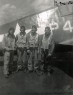 Asisbiz Aircrew USN VBF 8 NAS Puunene 1945 Carlson Johnson Callan Wasala 01