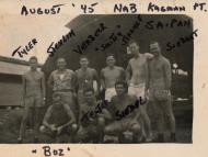 Asisbiz Aircrew USN VBF 8 pilots at NAB Kagman Point Aug 1945 01