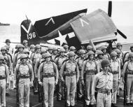 Asisbiz Grumman F6F 5 Hellcat VBF 87 White 136 aboard CV 14 USS Ticonderoga June 1945 01