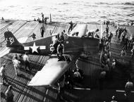 Asisbiz Grumman F6F 3 Hellcat VF 1 White K21 aboard CV 10 USS Yorktown II 1944 01