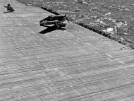Asisbiz Grumman F6F 3 Hellcat VF 2 White 29 landing mishap tail broke off CV 12 USS Hornet Jun 1944 01