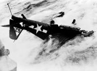 Asisbiz Grumman F6F 5 Hellcat VF 20 White 63 landing mishap USS Enterprise 01