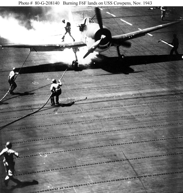 Grumman F6F 3 Hellcat CVL 25 USS Cowpens 1943 01