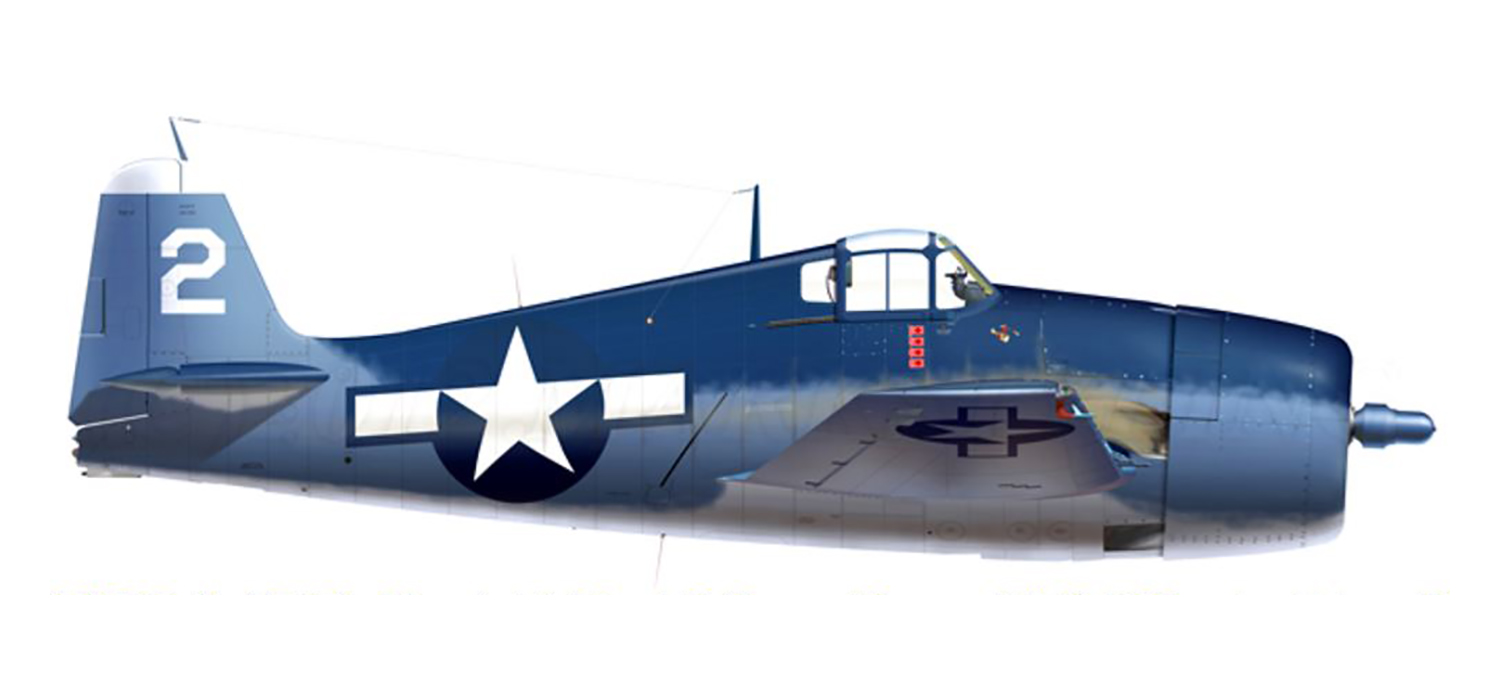 Grumman F6F 3 Hellcat VF 32 White 2 LtJg Donald E Reeves BuNo 41746 CVL 27 USS Langley 11th Jun 1944 0A
