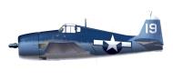 Asisbiz Grumman F6F 3 Hellcat VF 32 White 19 LtJg Joseph C Sultzer BuNo 41777 CVL 27 USS Langley 23rd Jul 1944 0A