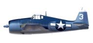 Asisbiz Grumman F6F 3 Hellcat VF 32 White 3 Lt Malcolm N Wickendoll BuNo 41646 CVL 27 USS Langley 11th Jun 1944 0A