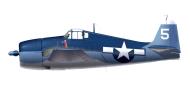 Asisbiz Grumman F6F 3 Hellcat VF 32 White 5 Lt Hollis Holly Hills BuNo 40315 CVL 27 USS Langley 30th April 1944 0A