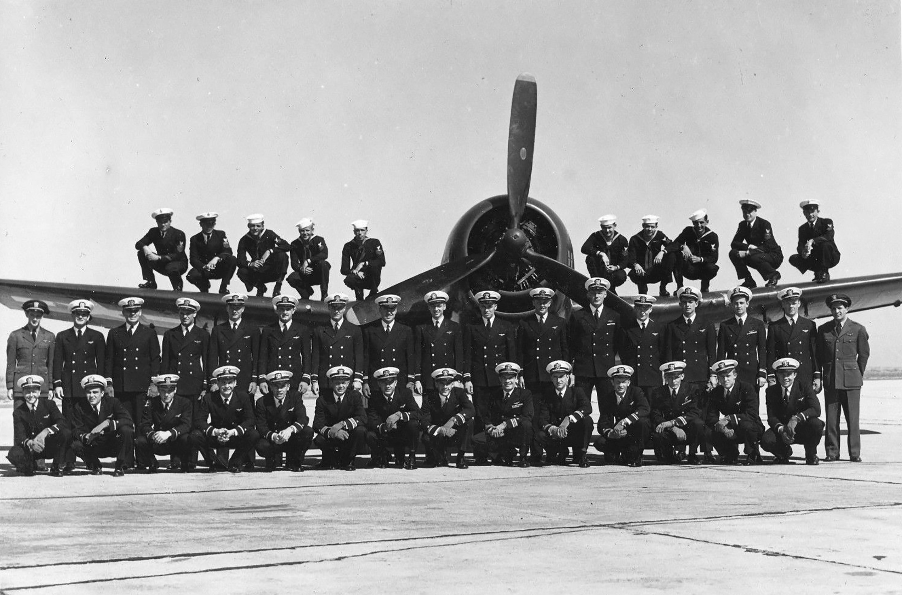 Grumman F6F 5 Hellcat VF 36 pilots Brown Field CA 01