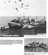 Asisbiz Grumman F6F 5 Hellcat VF 46 landing mishap aboard CVL 25 USS Cowpens 01