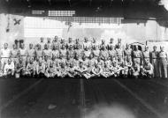 Asisbiz Aircrew USN VF 6 pose aboard CV 19 USS Hancock 1945 01