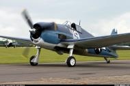 Asisbiz Airworthy warbird Gumman F6F Hellcat BuNo 80141 G BTCC showing VF 6 White 19 Alexander Vraciu markings 03