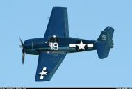 Asisbiz Airworthy warbird Gumman F6F Hellcat BuNo 80141 G BTCC showing VF 6 White 19 Alexander Vraciu markings 06