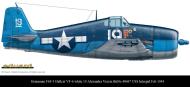 Asisbiz Grumman F6F 3 Hellcat VF 6 White 19 Alexander Vraciu BuNo 40467 USS Intrepid Feb 1944 0B