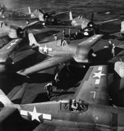 Asisbiz Grumman F6F 3 Hellcat VF 8 White 34 aboard CV 17 USS Bunker Hill off Saipan 01
