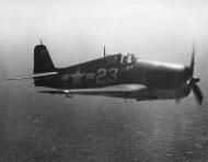 Asisbiz Grumman F6F 5 Hellcat VF 9 White 23 on patrol CV 16 USS Lexington 1945 01