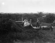 Asisbiz Grumman F6F 5 Hellcat VU 1 White UAxx BuNo 78942 crash landing from NAS Barbers Point HI 1947 03