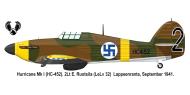 Asisbiz Hawker Hurricane I FAF LeLv32 Black 2 HC452 at Lappeenranta Finland Sep 1941 0A