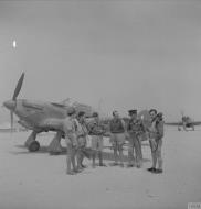 Asisbiz Hurricane I RAF 335Sqn at LG20 Qotafiyah I west of Daba Egypt IWM CBM1720