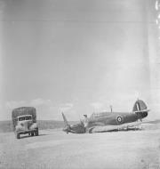 Asisbiz Hurricane I RAF forced landed during the advance into Syria 20 Jun 1941 IWM E3208E